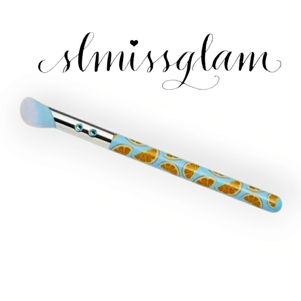 SLMISSGLAM Tangerine Concealer Brush Orange Fruit Handle NWT Makeup Tool Beauty